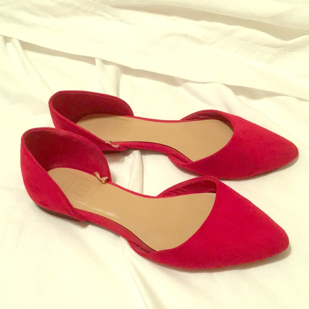 Red Suede Flats. So Chic, so fun!!!!